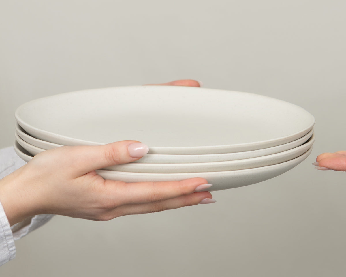 dinner plates (four)